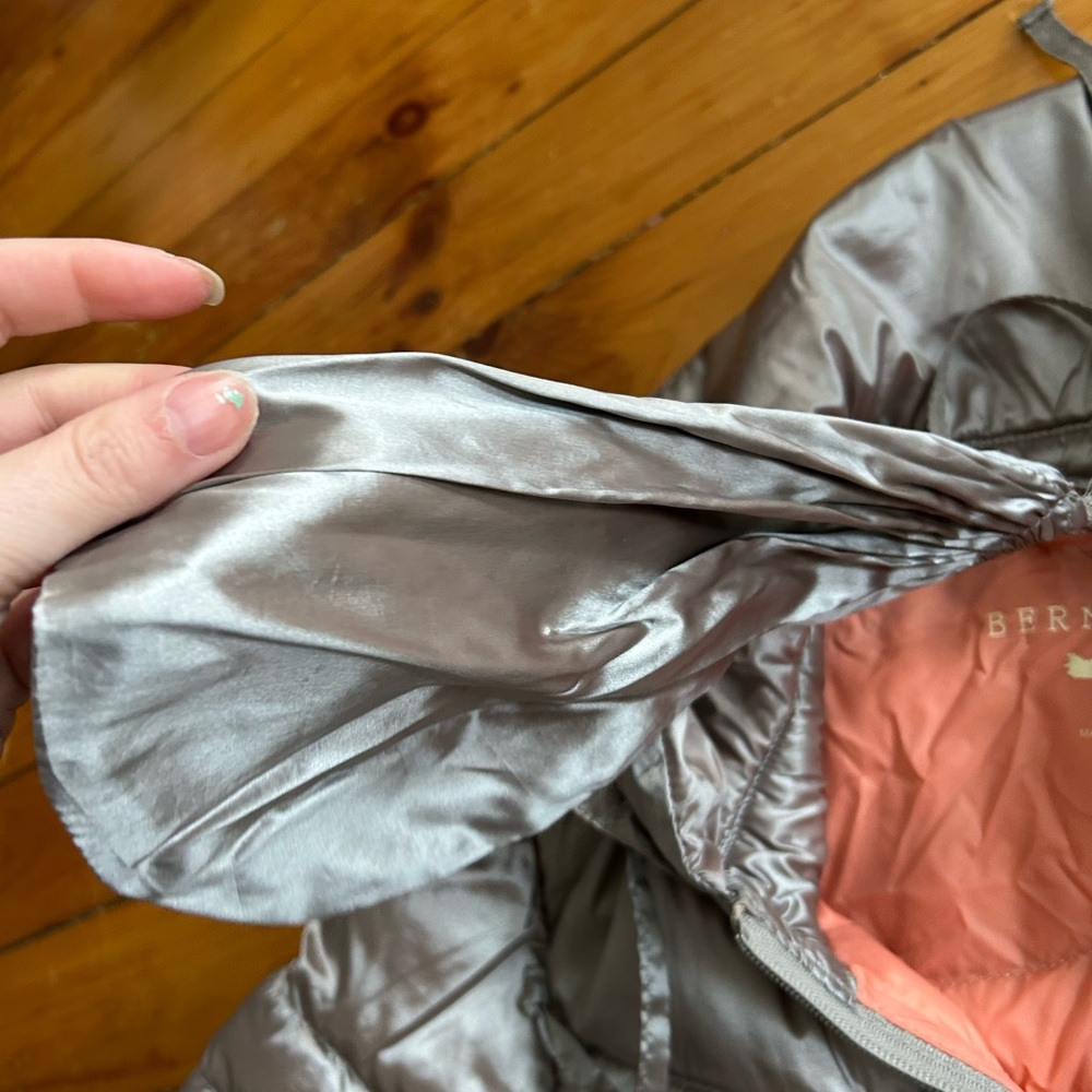Bernardo puffer packable silver jacket medium - image 6